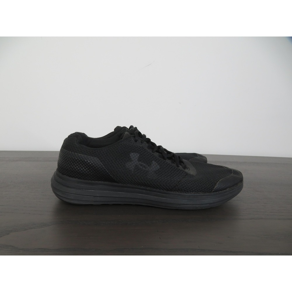Under Armour Surge Shoes Mens 10 Black Mesh Athletic Sneakers 3020336-006